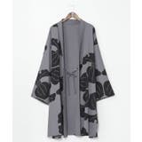 アッシュグレー | 【カヤ】紋どりメンズ羽織 | アミナコレクション