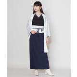 【カヤ】流水洒落着帯スカート | アミナコレクション | 詳細画像7