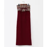 エンジ | 【カヤ】流水洒落着帯スカート | アミナコレクション