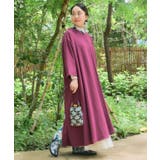 【カヤ】花盛り八掛ワンピース | アミナコレクション  | 詳細画像2 