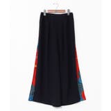 【カヤ】花盛り八掛袴風ワイドパンツ | アミナコレクション  | 詳細画像1 