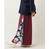 【カヤ】花盛り八掛袴風ワイドパンツ | アミナコレクション  | 詳細画像8 