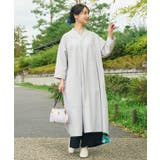 【カヤ】春霰八掛ワンピース | アミナコレクション  | 詳細画像2 