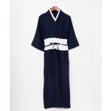 ダークネイビー | 【カヤ】流水洒落着ならいワンピース | アミナコレクション 