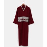 エンジ | 【カヤ】流水洒落着ならいワンピース | アミナコレクション 