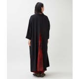 ブラック | 【カヤ】花時八掛ワンピース | アミナコレクション