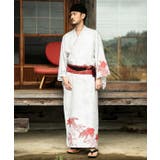 ベージュ | 【カヤ】夕涼メンズ二部式浴衣 | アミナコレクション