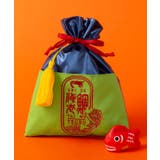 ブルー | 【カヤ】ことわざ巾着ポーチ | チャイハネ