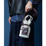 【カヤ】民芸ベロア巾着ミニショルダーバッグ | アミナコレクション | 詳細画像1