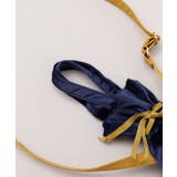 【カヤ】民芸ベロア巾着ミニショルダーバッグ | アミナコレクション | 詳細画像11