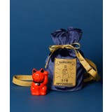 【カヤ】民芸ベロア巾着ミニショルダーバッグ | アミナコレクション | 詳細画像2