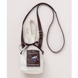 ベージュ | 【カヤ】民芸ベロア巾着ミニショルダーバッグ | アミナコレクション