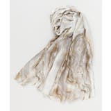 ホワイト | 【カヤ】揺らめきストール | アミナコレクション