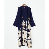 ネイビー | 【カヤ】【ＵＶカット加工】絢爛羽織 | アミナコレクション 