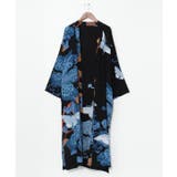 ダークネイビー | 【カヤ】【ＵＶカット加工】絢爛羽織 | アミナコレクション 