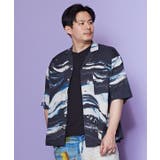 【カヤ】白波メンズシャツ | アミナコレクション | 詳細画像8 