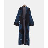 ネイビー | 【カヤ】【UVカット加工】白波メンズ羽織 | アミナコレクション