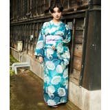 ライトブルー | 【カヤ】夏華二部式浴衣 | アミナコレクション