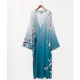 ブルー | 【カヤ】【UVカット加工】梅美し（うめいつし）羽織 | アミナコレクション 