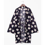 ネイビー | 【カヤ】透かし柄羽織 | アミナコレクション 