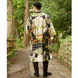 【カヤ】【UVカット加工】着る、NIPPON ART 倭の絵メンズ羽織 | アミナコレクション | 詳細画像45 