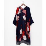 ブルー | 【カヤ】【UVカット加工】花錦羽織 | アミナコレクション 