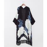 ブラック | 【カヤ】【UVカット加工】花錦羽織 | アミナコレクション 