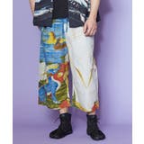 ライトブルー | 【カヤ】倭の絵メンズパンツ | アミナコレクション 