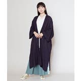スミクロ | 【カヤ】【UVカット加工】菊薫る長丈羽織 | チャイハネ