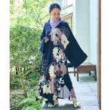 ネイビー系 | 【カヤ】錦秋（きんしゅう）ならい新ワンピース | アミナコレクション 