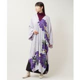 パープル | 【カヤ】錦秋（きんしゅう）ならい新ワンピース | アミナコレクション 