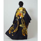ブラック | 【カヤ】【ＵＶカット加工】	楚々（そそ）鳥獣羽織 | アミナコレクション 