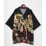 ブラック | 【カヤ】着る、NIPPON ART 倭の絵シャツXLサイズ | アミナコレクション