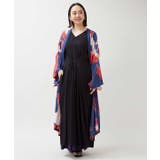 【カヤ】菊錦ノースリーブワンピース | アミナコレクション | 詳細画像3