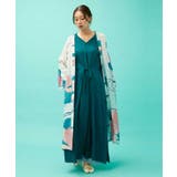 【カヤ】菊錦ノースリーブワンピース | アミナコレクション | 詳細画像4