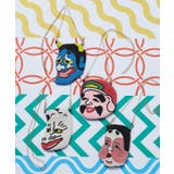 【カヤ】お面ビーズショルダーバッグ | チャイハネ | 詳細画像1