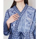 【カヤ】縫い絞り染めワンピース | チャイハネ | 詳細画像7