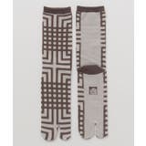 ベージュ | 【カヤ】格子足袋(25-28cm) | チャイハネ