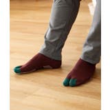 【カヤ】滑り止め足袋型靴下（25-28ｃｍ） | アミナコレクション | 詳細画像1 