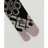 【カヤ】紋装い足袋型靴下（25-28ｃｍ） | アミナコレクション | 詳細画像3 