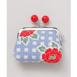 ブルー系その他 | 【カヤ】格子レトロがま口 | アミナコレクション 