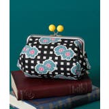 ブラック系その他 | 【カヤ】格子レトロ俵がま口 | アミナコレクション 