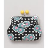 ブラック系その他 | 【カヤ】格子レトロ親子がま口 | アミナコレクション 