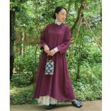 【カヤ】格子レトロがま口ショルダーバッグ | アミナコレクション | 詳細画像1