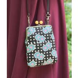 【カヤ】格子レトロがま口ショルダーバッグ | アミナコレクション | 詳細画像16