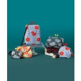 【カヤ】格子レトロがま口ショルダーバッグ | アミナコレクション | 詳細画像3