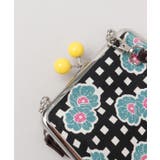 【カヤ】格子レトロがま口ショルダーバッグ | アミナコレクション | 詳細画像8