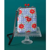 ブルー系その他 | 【カヤ】格子レトロがま口ショルダーバッグ | アミナコレクション