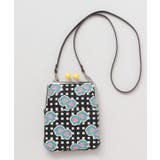 ブラック系その他 | 【カヤ】格子レトロがま口ショルダーバッグ | アミナコレクション