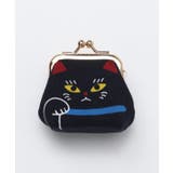 ブラック | 【カヤ】ねこころん小がま | チャイハネ